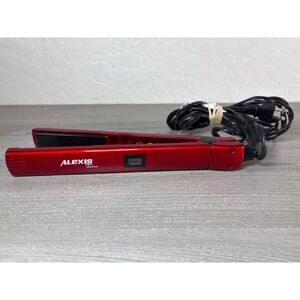 Alexis Pro by‎ Marianna Model: 03436 1" Ceramic Straitening Iron- RED- EUC
